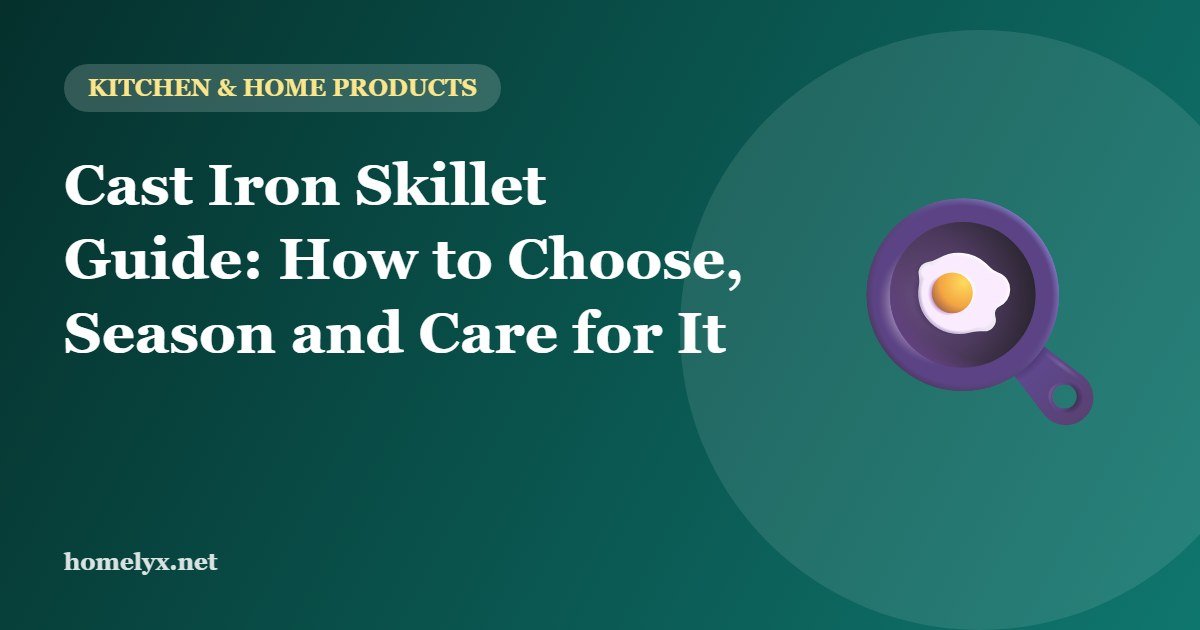 Cast Iron Skillet Guide: How to Choose, Season and Care for It