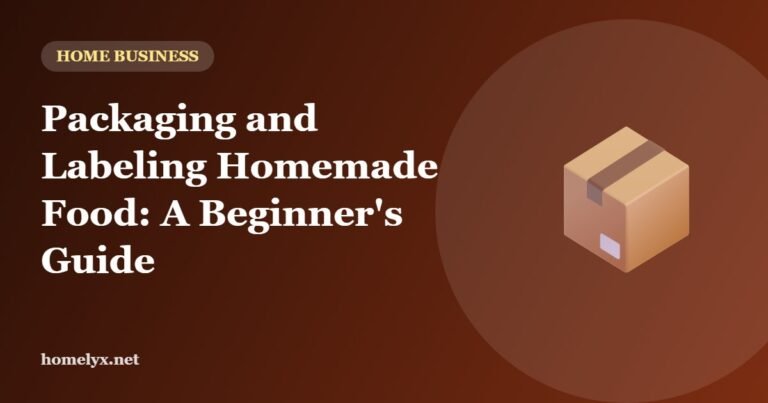 Packaging and Labeling Homemade Food: A Beginner's Guide