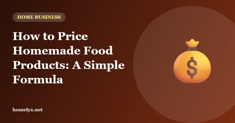 How to Price Homemade Food Products: A Simple Formula