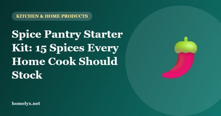 Spice Pantry Starter Kit: 15 Spices Every Home Cook Should Stock